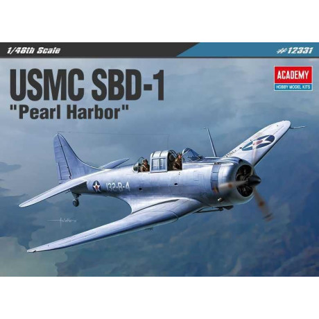 Model Kit letadlo 12331 - USMC SBD-1 \"Pearl Harbor\" (1:48)