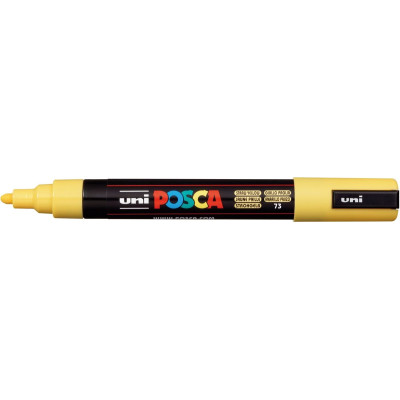 Akrylový popisovač UNI POSCA PC-5M 1,8-2,5mm - slámově žlutá