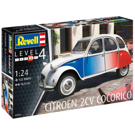 ModelSet auto 67653 -  Citroen 2 CV \"Coccorico\" (1:24)