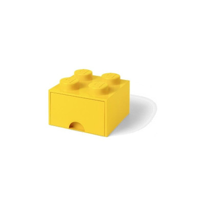 LEGO úložný box s šuplíkem 250x250x180mm - aqua