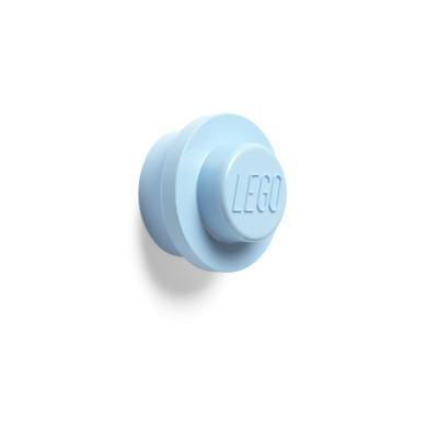 LEGO věšák na zeď (3 ks) - bílá, světle modrá, růžová