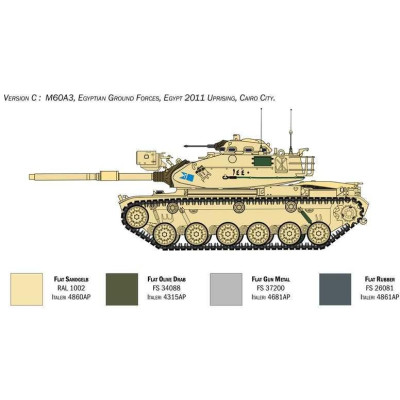 Model Kit tank 6582 - M60A3 (1:35)