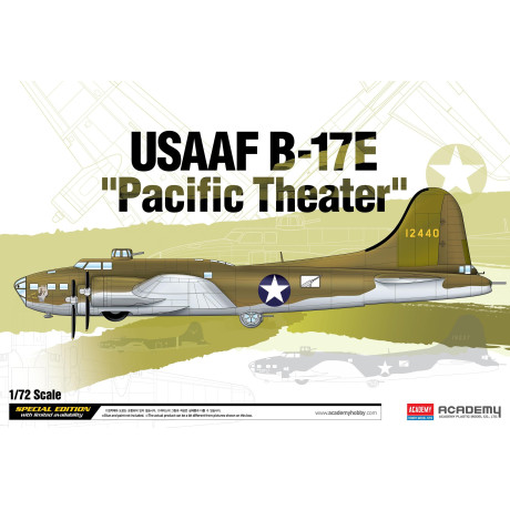 Model Kit letadlo 12533 - USAAF B-17E \"Pacific Theater\" (1:72)