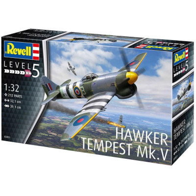 Plastic ModelKit letadlo 03851 - Hawker Tempest V (1:32)