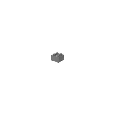 LEGO úložný box 250x250x180mm - tmavě šedý