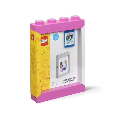 LEGO fotorámeček růžový