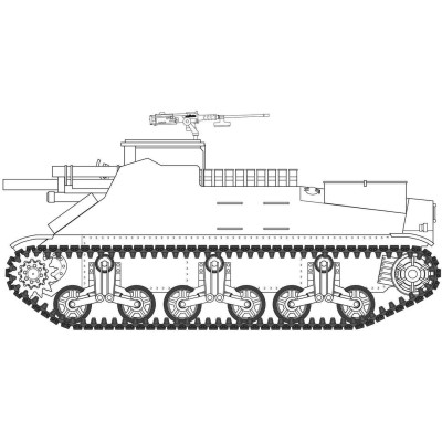 Classic Kit tank A1368 - M7 Priest (1:35)