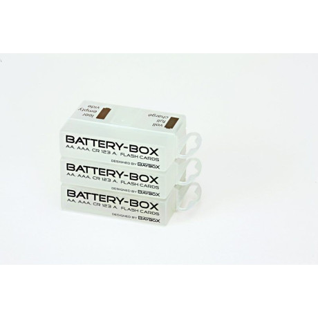 Battery BOX pro skladování a přepravu 1-4 AA, AAA baterek, 1 ks. , 1