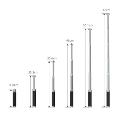 Osmo - Prodlužovací tyč z hliníkové slitiny (66cm) (Titanium)