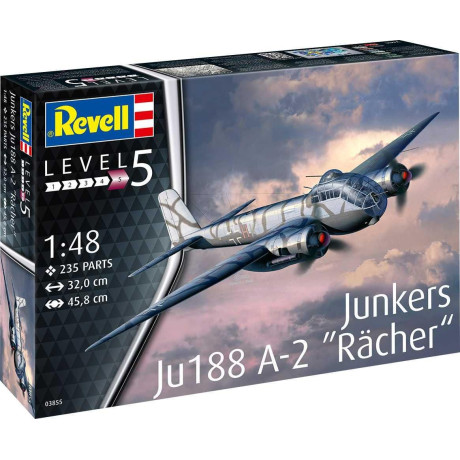 Plastic ModelKit letadlo 03855 - Junkers Ju188 A-1 \"Rächer\" (1:48)