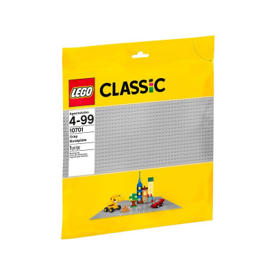 LEGO Classic - Šedá podložka na stavění