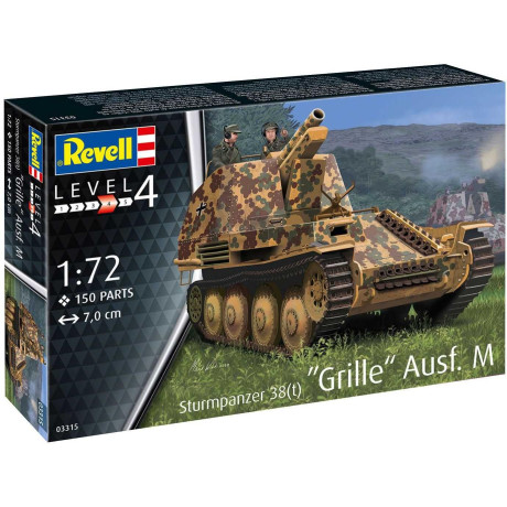 Plastic ModelKit military 03315 - Sturmpanzer 38(t) Grille Ausf. M (1