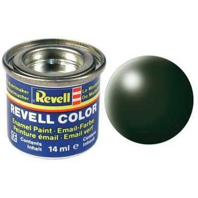 Barva Revell emailová - 32363: hedvábná tmavě zelená (dark green silk