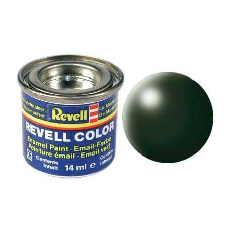 Barva Revell emailová - 32363: hedvábná tmavě zelená (dark green silk
