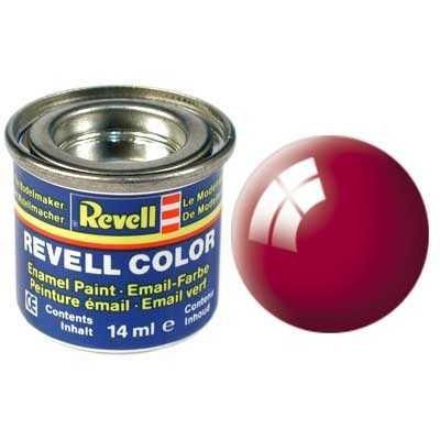 Barva Revell emailová - 32134: lesklá ferrari červená (Ferrari red gl