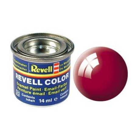 Barva Revell emailová - 32134: lesklá ferrari červená (Ferrari red gl
