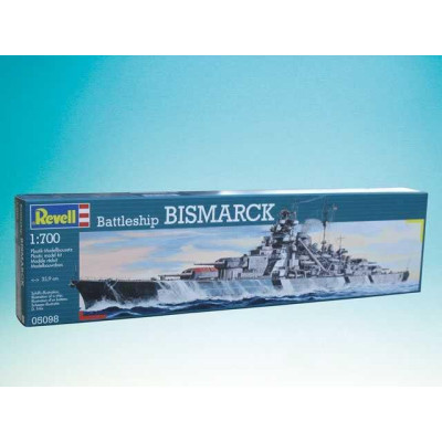 Plastic ModelKit loď 05098 - Battleship Bismarck (1:700)