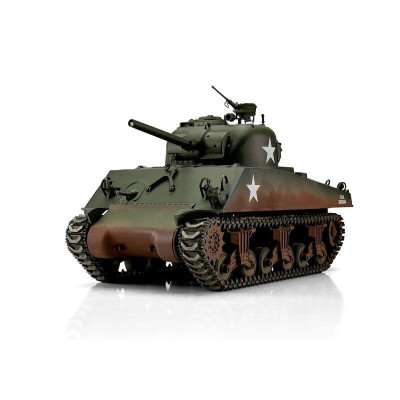 TORRO tank PRO 1/16 RC M4A3 Sherman 75mm kamufláž zelená - infra IR -