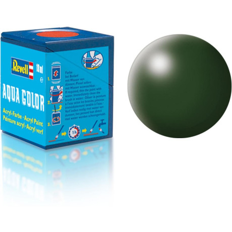 Barva Revell akrylová - 36363: hedvábná tmavě zelená (dark green silk