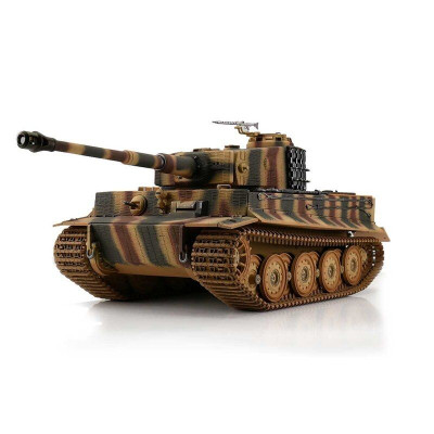 TORRO tank 1/16 RC Tiger I pozdní verze vícebarevná kamufláž - infra