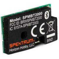 Spektrum programovací modul Bluetooth BT2000 je určen pro kompatibilní vysílače Spektrum (DX3) a komunikaci s vaším mobilním zařízení pomocí aplikace Spektrum Dashboard. 
