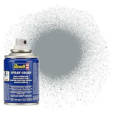 Barva Revell ve spreji - 34176: matná světle šedá (light grey mat USA
