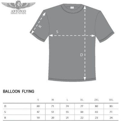 Antonio pánské tričko Balloon Flying L