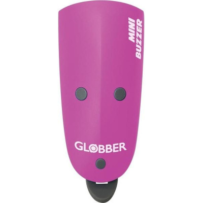 Globber - Mini Buzzer světlo se zvonkem Deep Pink