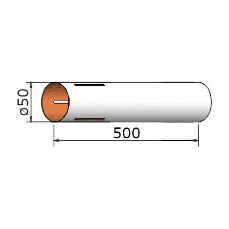 Klima Papírová trubka 50x500mm 3-drážky