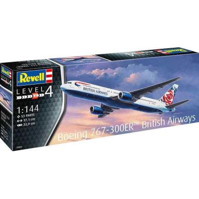 Plastic Modelkit letadlo 03862 - Boeing 767-300ER (British Airways Ch