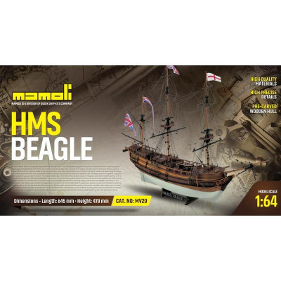 MAMOLI H.M.S. Beagle 1817 1:64 kit