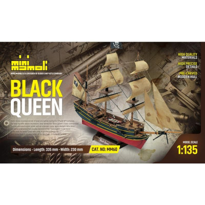 MINI MAMOLI Black Queen 1:135 kit
