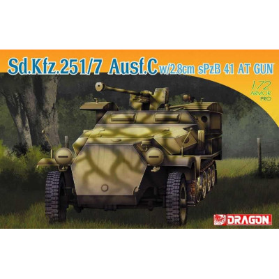 Model Kit military 7315 - Sd.Kfz.251/7 Ausf.C w/2/8cm sPzB41 AT Gun (