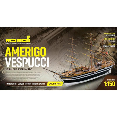 MAMOLI Amerigo Vespucci 1931 1:150 kit