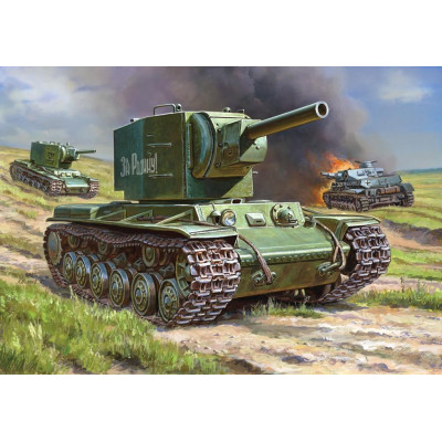 Model Kit tank 3608 - Soviet heavy tank KV-2 (1:35)