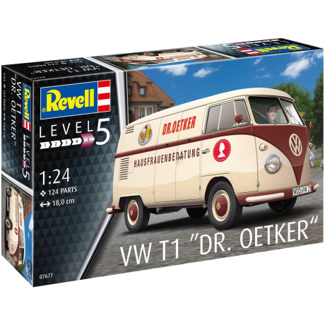 Plastic ModelKit auto 07677 - VW T1 \"Dr. Oetker\" (1:24)