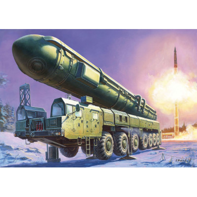 Model Kit military 5003 - Ballistic Missile Launcher "Topol" (1:72)