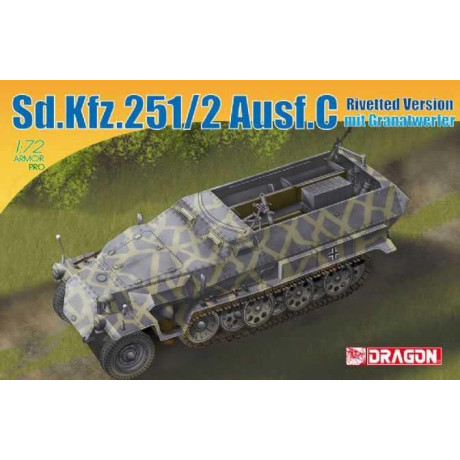 Model Kit military 7308 - Sd.Kfz.251/2 Ausf.C Rivetted Version mit Gr