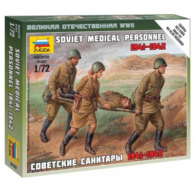 Wargames (WWII) figurky 6152 - Soviet Medical Personnel 1941-42 (1:72