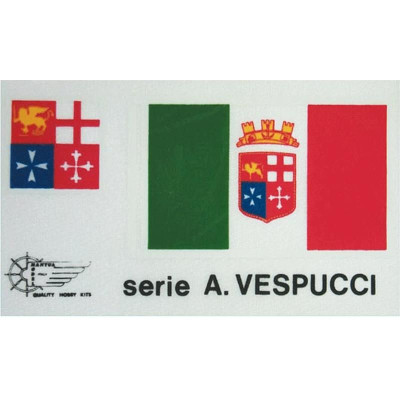 Mantua Model Sada vlajek: Am. Vespucci 1:100