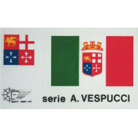 Doporučená součást je určena pro model lodi Mantua Model Amerigo Vespucci 1:100 kit: Sada vlajek.