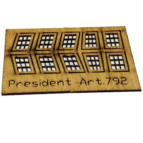 Mantua Model Gravírované díly dřevo: President