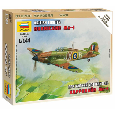 Wargames (WWII) letadlo 6173 - British Fighter \"Hurricane Mk-1\" (1: