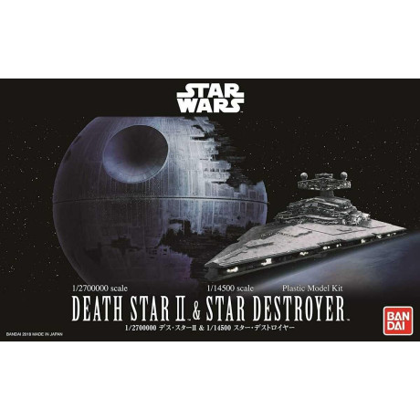 Plastic ModelKit BANDAI SW 01207 - Death Star II + Imperial Star Dest