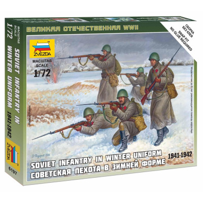 Wargames (WWII) figurky 6197 - Soviet Infantry (Winter Uniform) (1:72