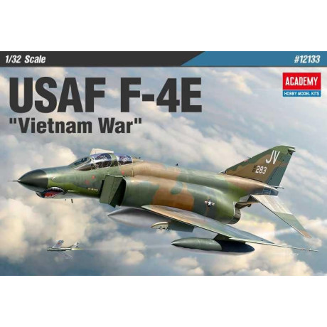 Model Kit letadlo 12133 - USAF F-4E \"Vietnam War\" (1:32)