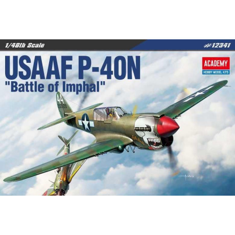 Model Kit letadlo 12341 - USAAF P-40N \"Battle of Imphal\" (1:48)