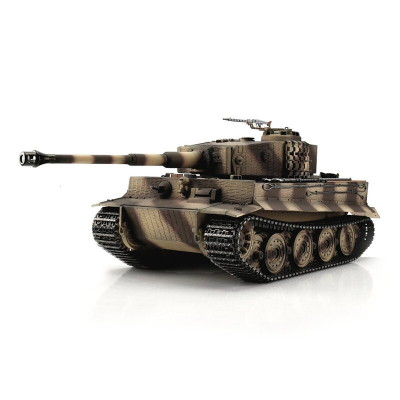TORRO tank PRO 1/16 RC Tiger I pozdní verze pouštní verze kamufláž -