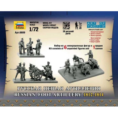 Wargames figurky 6809 - Russian Foot Artillery (1:72)