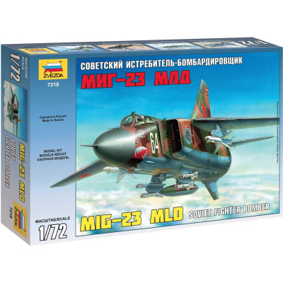 Model Kit letadlo 7218 - MIG-23 MLD Soviet Fighter (re-release) (1:72